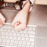 Censorship Computer Handcuffs Freedom Internet